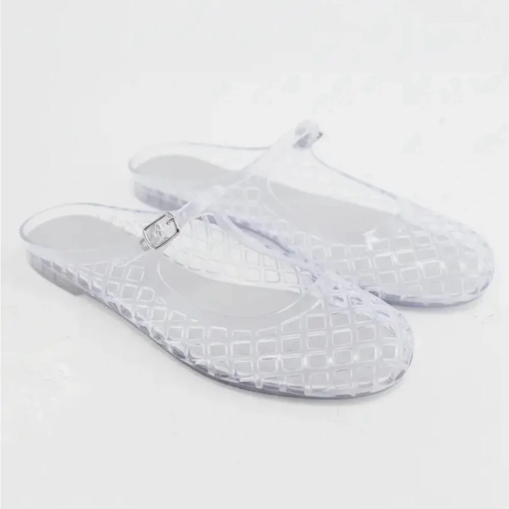 New with Box - Jelly Mary Jane Flats - Clear - Picture 2 of 5